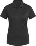 adidas Damen Women's Solid Performance Short Sleeve Polo Shirt, Black, S