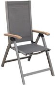 Dehner Klappstuhl Colmar, 110 x 59 x 73 cm, aus FSC&reg; - zertifiziertem Teakholz /