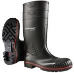 Dunlop Protective Footwear, A442031, Acifort Heavy Duty Full Safety, Schwarz/Rot,