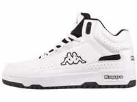 Kappa Unisex Stylecode: 243316 Jonscha Sneaker, White Black, 43 EU
