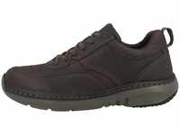 Clarks Pro Lace Mens Trainers 43 EU Dark Brown Tumbled