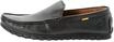 camel active Herren Lederslipper mit Logopr&auml;gung Schwarz, menswear-43