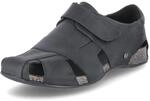Panama Jack Fletcher Basics, Herren Peeptoe Sandalen, Schwarz (Black), 47 EU (13 UK)