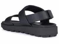 Geox U SPHERICA EC6 C Slide Sandal, Black