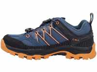 CMP Kids Rigel Low Trekking Shoes Wp Trekkingschuhe, Bluesteel Flame, 30 EU