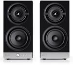 Teufel Raumfeld Stereo M WLAN-Regallautsprecher-Paar schwarz (Streaming, Wireless,