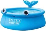 Intex 26102NP &ndash; Aufstellpool Easy Set Rund Wal, 880 L, PVC, Blau, 183x51 cm