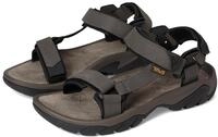 Teva Herren Terra Fi 5 Universal Leder Sportsandale, Dark Gull Grey, 43 EU