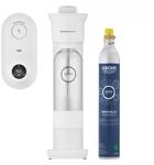 GROHE Blue Fizz Advanced - Wassersprudler Set (mit CO2-F&uuml;llstandsanzeige, 3