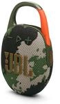 JBL Clip 5, Tragbare Bluetooth-Lautsprecher-Box, Camouflage | JBL Pro Sound, tiefem