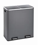 SVITA TM2X30 Treteimer 60 Liter Abfalleimer M&uuml;lleimer Design M&uuml;lltrennung