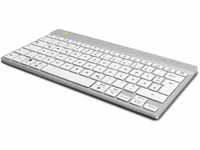 R-Go Compact Break Tastatur, Bluetooth 5.0, QWERTZ Deutsches Layout, Mit Anti-RSI