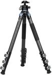 SlRUl L-324F Carbon Stativ Reisestativ Kamera mit KS-40 Low Gravity Kugelkopf,