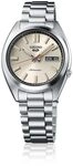 Seiko analoge Herrenuhr, Beige, Armband