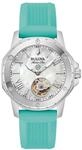 Bulova Marine Star Automatic Uhr f&uuml;r Damen in der Farbe T&uuml;rkis mit Armband aus