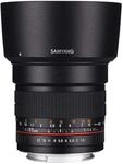 SAMYANG MF 85mm F1,4 AS IF UMC f&uuml;r Sony A &ndash; Vollformat Portraitobjektiv, geeignet