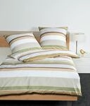 Janine Bettw&auml;sche Mako-Satin J. D. 200x200 + 2X 80x80 cm Khaki dunkeloliv braun