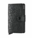 Secrid - Unisex-Erwachsene Geldb&ouml;rse MC-Lipstick Schwarz Rei&szlig;verschluss Wallet
