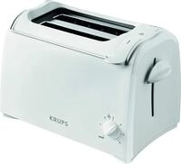 Krups Toaster Pro Aroma, Kurzschlitz-Toaster, 2 Schlitze, 6 Br&auml;unungsstufen,
