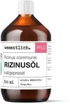 wesentlich. Rizinus&ouml;l kaltgepresst 500ml - 100% reines Rizinus&ouml;l - f&uuml;r Haut und