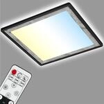 BRILONER Leuchten - LED Deckenlampe mit Backlighteffekt, Slim LED Deckenleuchte CCT,