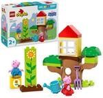 LEGO DUPLO Peppa Wutz Garten mit Baumhaus - Peppa Pig Spielzeug f&uuml;r...