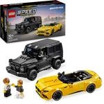 LEGO Speed Champions Mercedes-AMG G 63 & Mercedes-AMG SL 63, Bauset mit 2 Spielzeug