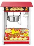 HENDI Popcornmaschine, mit Schaufel, Heizpfanne mit R&uuml;hrwerk, beleuchteter