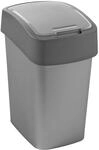 Abfallbeh&auml;lter Flip Bin 25 Liter silber/anthrazit