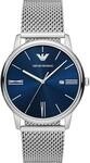 Emporio Armani Herrenuhr Quarz/3 Zeiger Uhrwerk Datum 42mm Geh&auml;usegr&ouml;&szlig;e mit