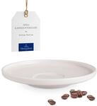 Villeroy & Boch - Afina Kaffeeuntertasse aus Premium Porzellan, Untersetzer f&uuml;r