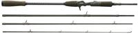 Savage Gear SG4 Fast Spiel Baitcast Reiserute - Leistungsstarke 4-teilige Angelrute