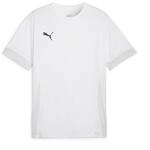 Puma Unisex Teamgoal Matchday Jr Fu&szlig;balltrikot, Puma White-Puma Black-Feather Gray,