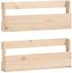vidaXL Wand Schuhregal 2 STK., Schuhschrank mit viel Stauraum, Schuhst&auml;nder