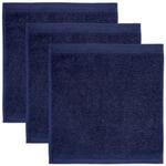 m&ouml;ve Superwuschel Seiftuch 30 x 30 cm aus 100% Baumwolle, deep sea 3er Set