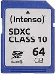 Intenso SDXC 64GB Class 10 Speicherkarte