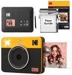 Kodak Mini Shot 3 Retro 4PASS 2-in-1-Sofortbildkamera und Fotodrucker, Tragbar (7,6 x