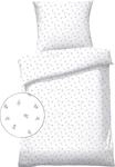 Dyckhoff Bettw&auml;sche Weichfrottier rosa-wei&szlig; Gr&ouml;&szlig;e 1x 155x220 cm + 1x 80x80...