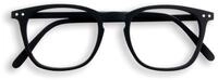 IZIPIZI Shape E Lesebrille +1,5 Dioptrie aus Kunststoff in der Farbe Schwarz, Ma&szlig;e: