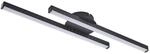 Lindby LED Deckenleuchte Aurendor (Modern) in Schwarz aus Aluminium (2...