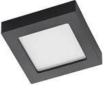 PRIOS LED Deckenleuchte Alette (Modern) in Schwarz aus Aluminium (1 flammig,) - Lampe
