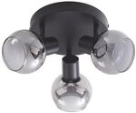 Lindby Strahler Hedvig (Modern) in Schwarz aus Metall (3 flammig, E14) - Deckenlampe