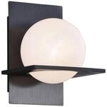 Lucande Wandleuchte, Wandlampe Innen Kulka (Modern) in Schwarz aus Metall (1 flammig