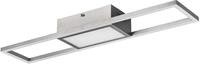 Reality Leuchten LED Deckenleuchte Rigido R67172107, Metall Nickel matt, inkl. 22