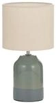 Pauleen 48325 Tischleuchte Sandy Glow E14 max. 20W Creme, Gr&uuml;n Stoff, Keramik