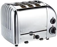 Dualit NEWGEN Premium Toaster 2+1 Scheiben mit Sandwichaufsatz Poliert