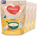 Milupa Miluvit Milchbrei Grie&szlig; &ndash; Babybrei ohne Palm&ouml;l &ndash; Frei von