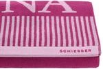 Schiesser Saunatuch Rom - 75 x 200 cm - Fuchsia