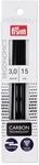 Prym 194182 Strumpfstricknadeln Ergonomics Carbon 15 cm 3,00 mm