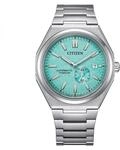 Citizen Automatic Super Titanium Men's Watch with Turquoise Background NJ0180-80M